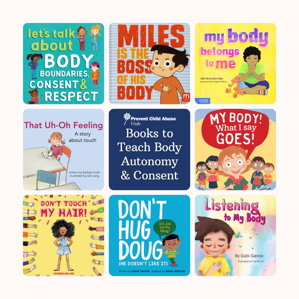 Children's books teaching body autonomy